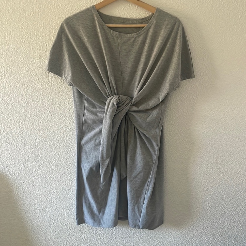 Front tie dress